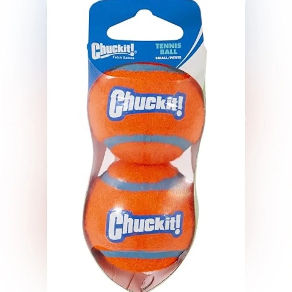 🐕ChuckIt! 4PK Orange Tennis Ball Toys for Dogs
